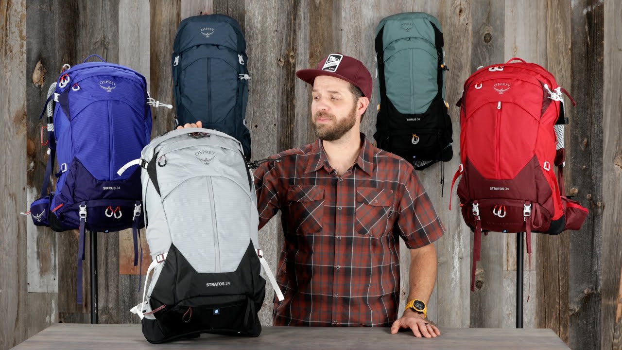 Pánsky turistický batoh Osprey Stratos 44 l sivý 10003563