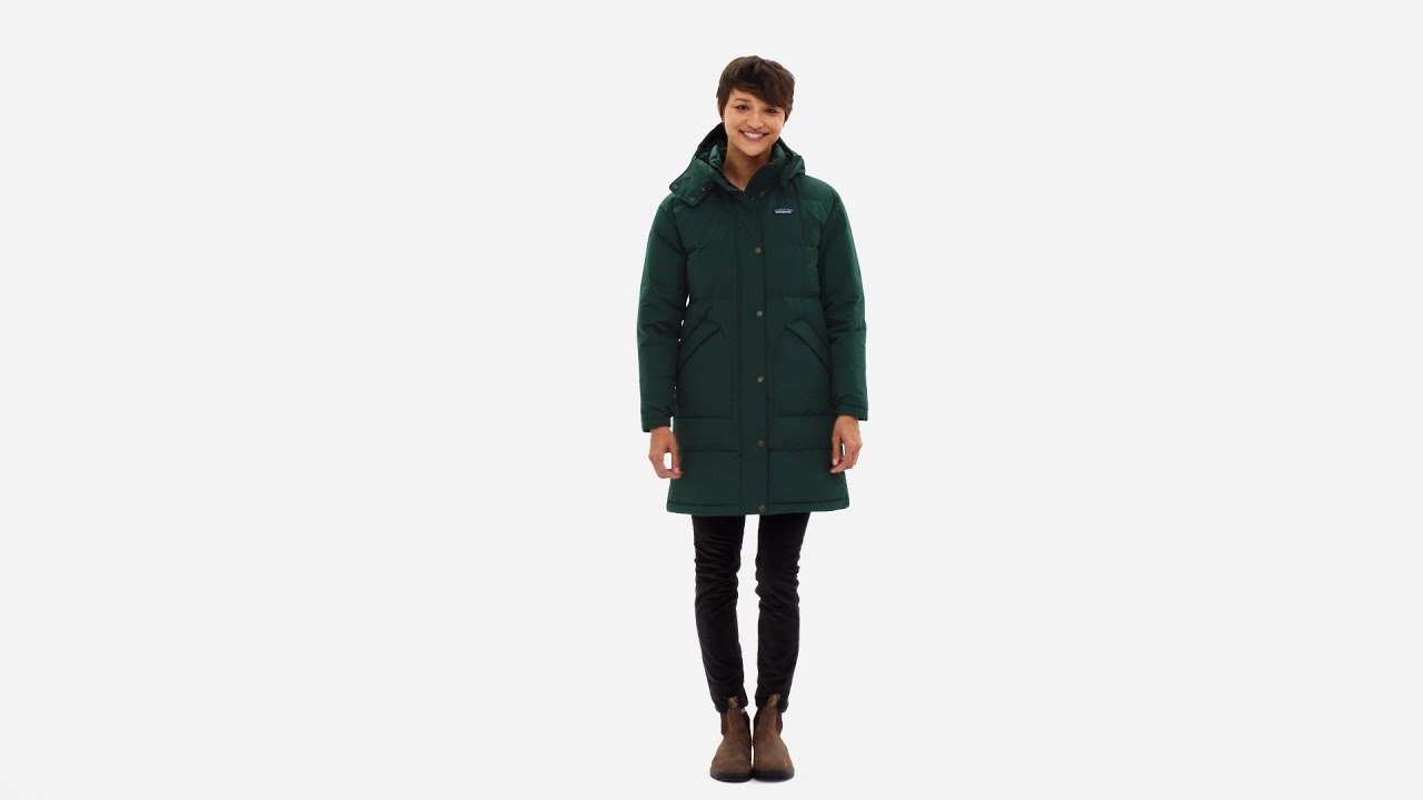 Dámsky kabát Patagonia Downdrift Parka nouveau green