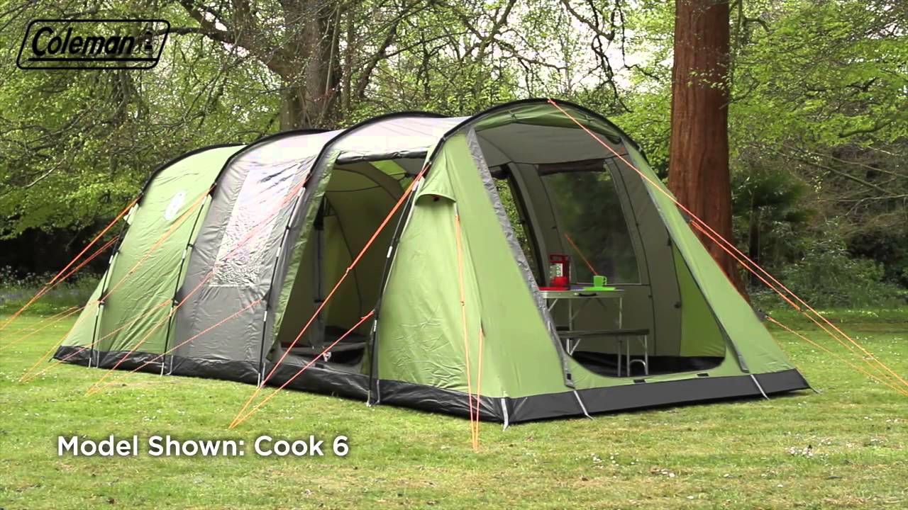 Kempingový stan Coleman Cook pre 4 osoby zelený 2000019533