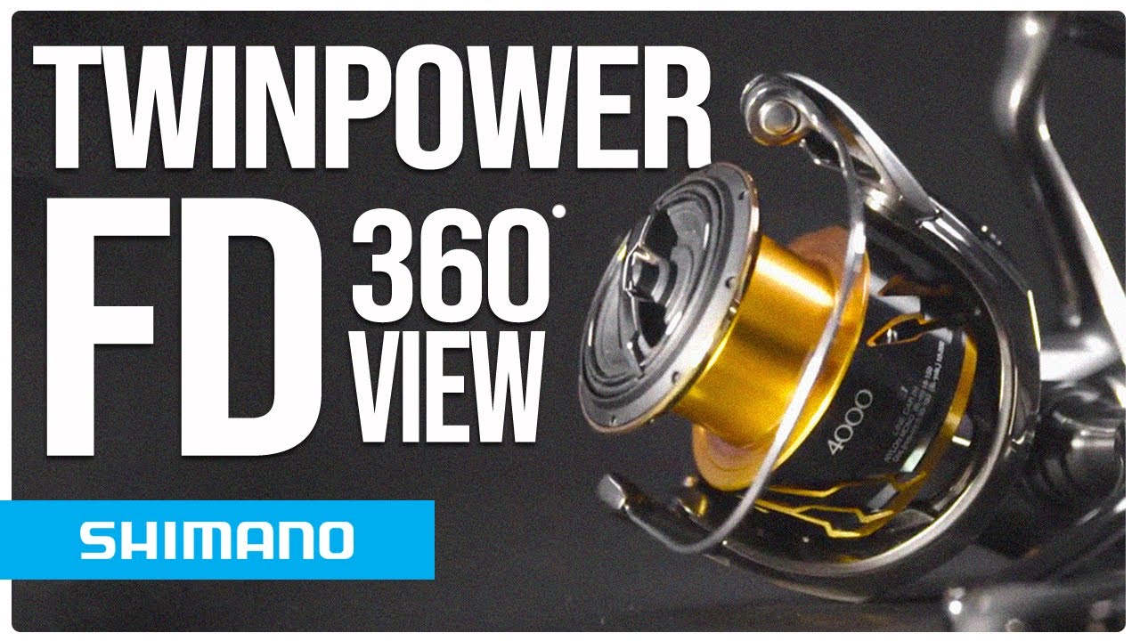 Spinningový navijak Shimano Twin Power FD čierny