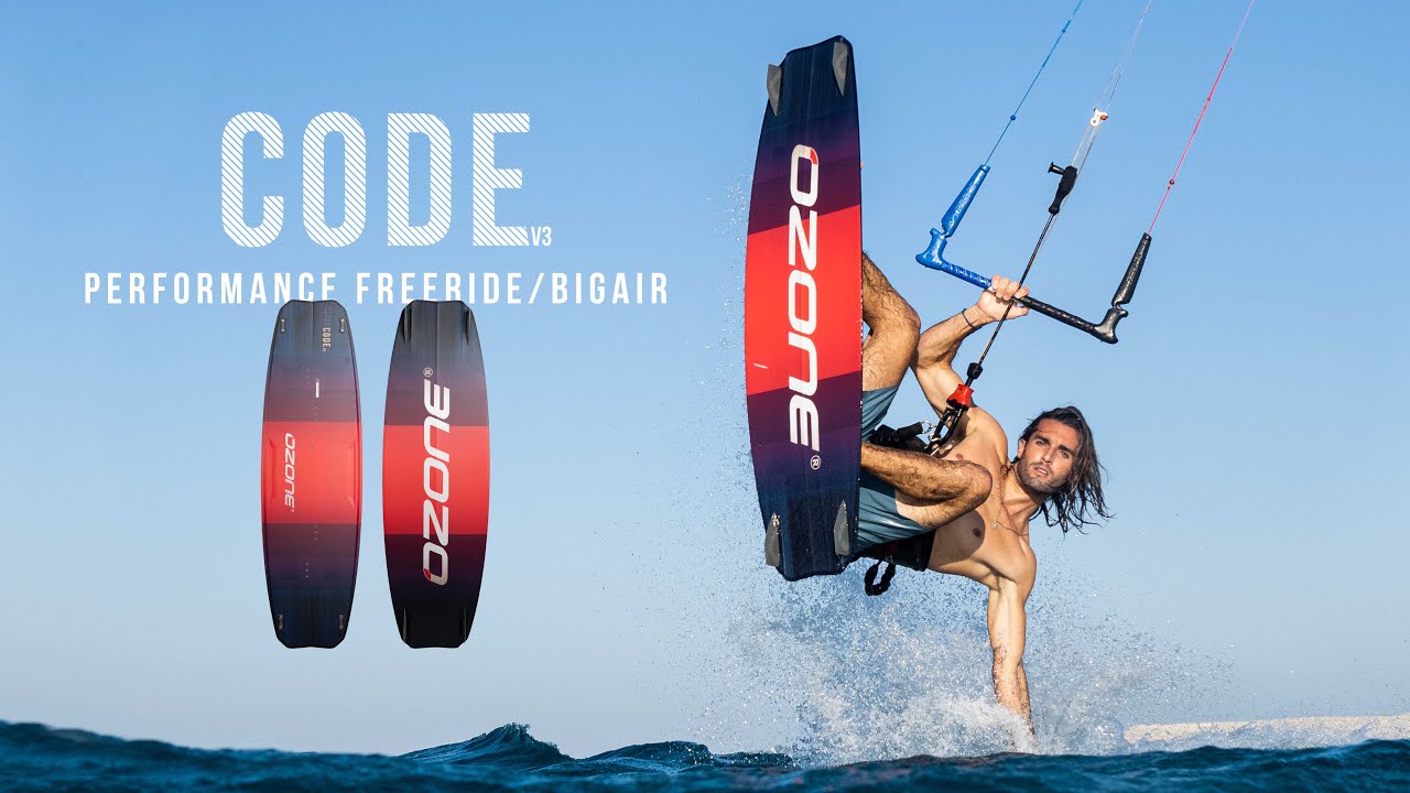 Kitesurfingová doska Ozone Code V3 čierna KBCOV313841F