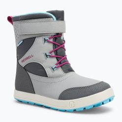 Detské snehové topánky Merrell Snow Storm 3.0 Wtrpf grey/turq