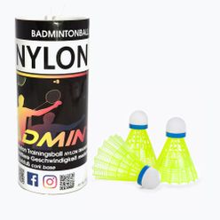Sunflex Nylonové bedmintonové raketky 3XY 3 ks žlté 53559