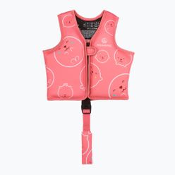 Detská bezpečnostná vesta AQUASTIC Junior pink