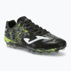 Pánske kopačky Supercopa AG black/lemon fluór