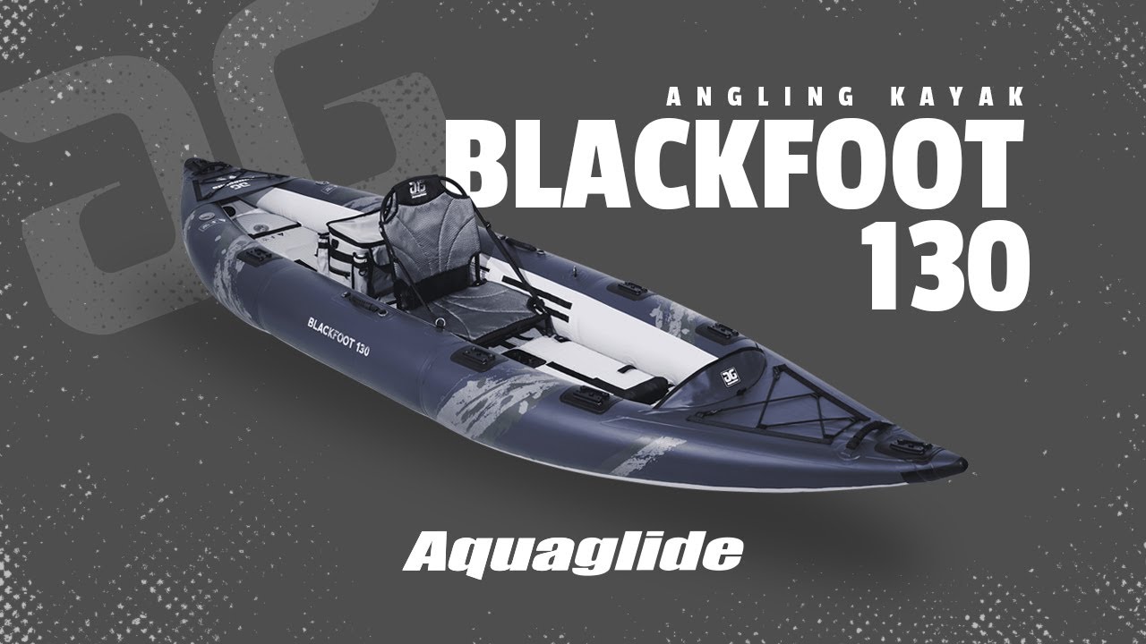 Aquaglide Blackfoot Angler 130 sivý 584121103 Nafukovací kajak pre 2 osoby