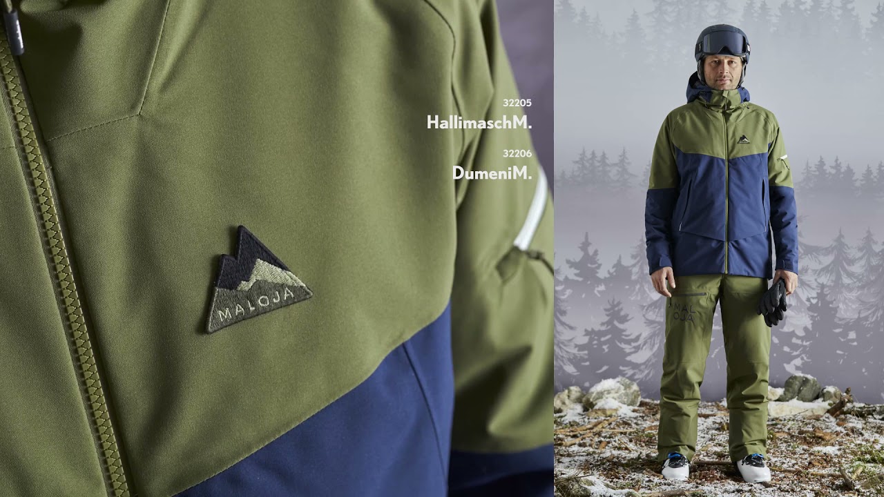 Maloja M'S HallimaschM pánska lyžiarska bunda zelená 32205-1-0560