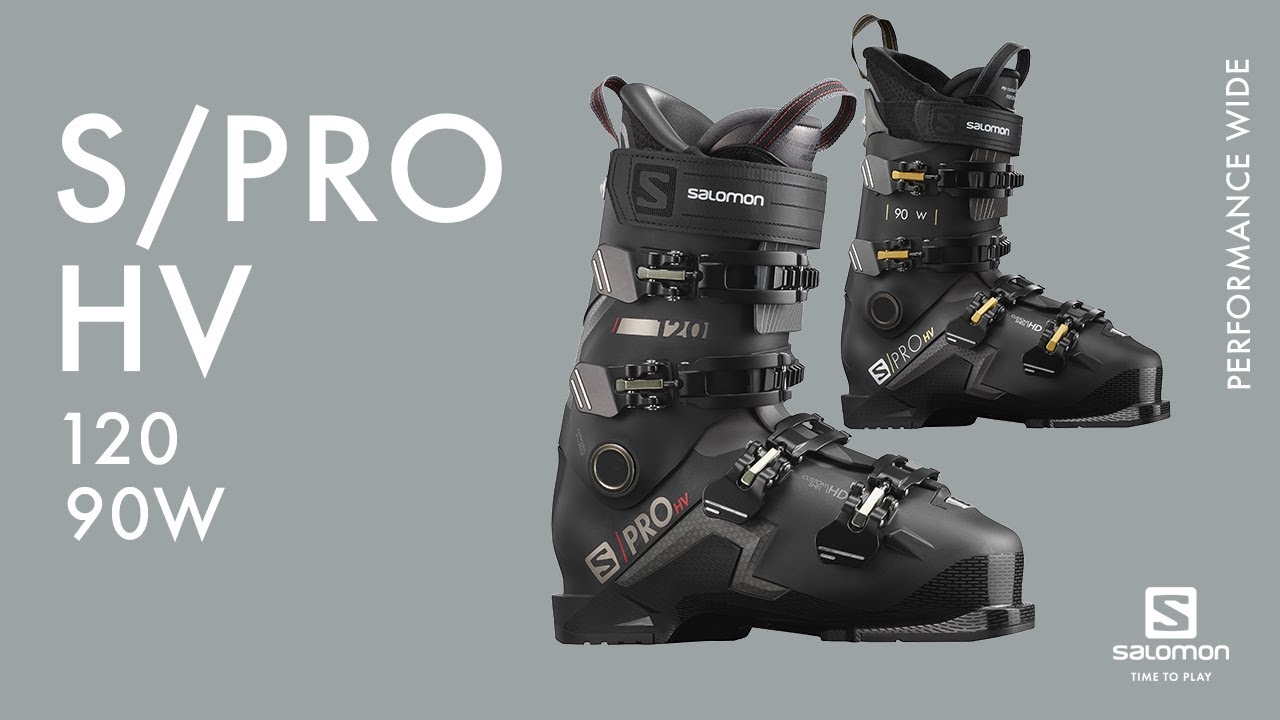 Dámske lyžiarske topánky Salomon S/Pro HV 9 GW čierne L41564