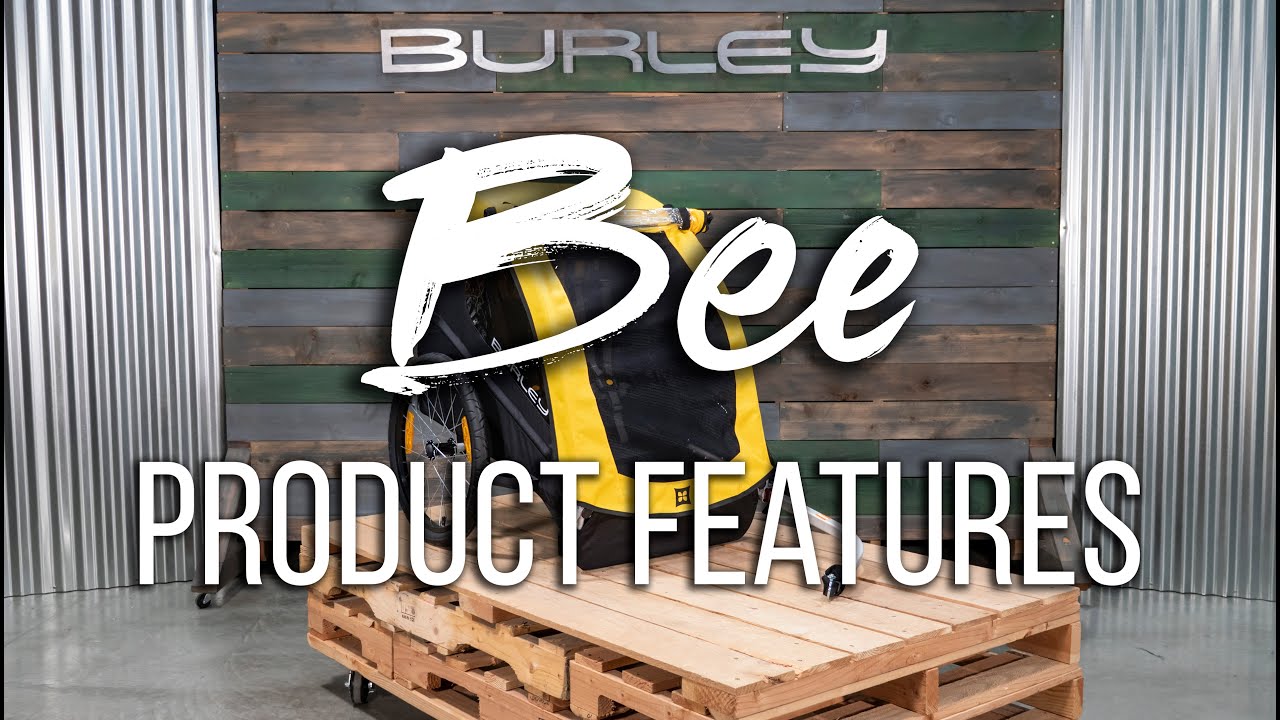 Burley Bee Príves na jeden bicykel žltý BU-946208
