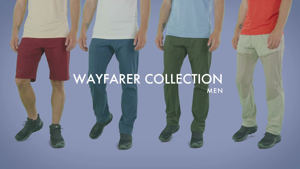 Pánske trekingové nohavice Salomon Wayfarer green LC17392