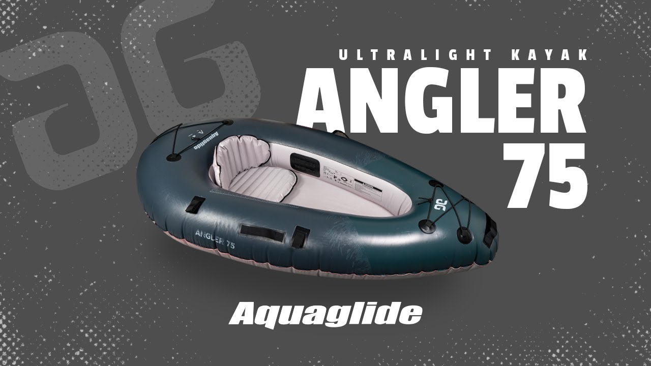 Aquaglide Backwoods Angler 75 sivý 584121108 Nafukovací kajak pre 1 osobu