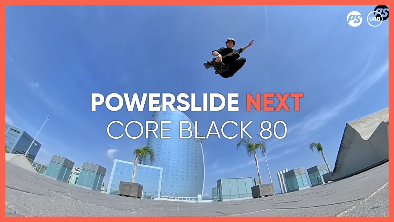 Kolieskové korčule Powerslide Next Core 80 čierne 908329