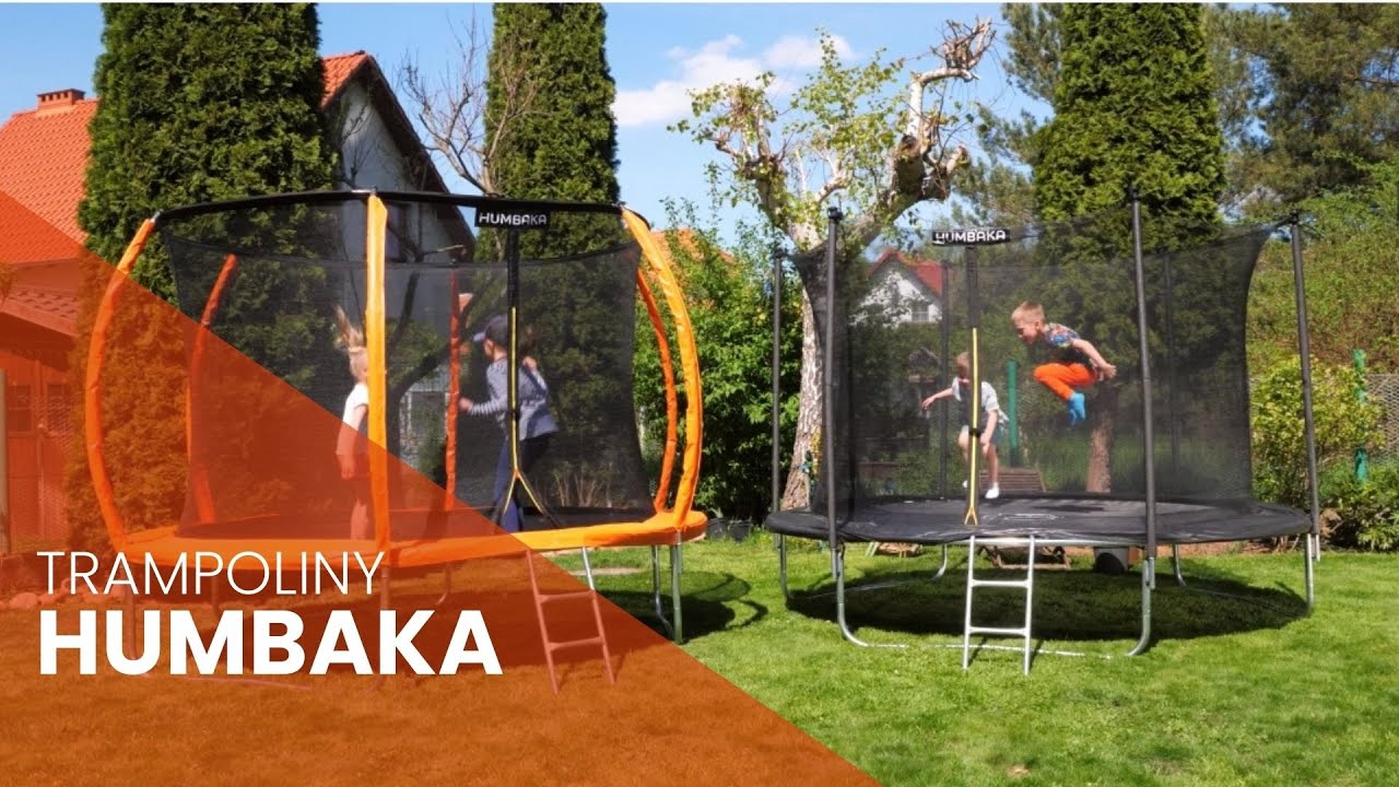 HUMBAKA Super 305 cm oranžová záhradná trampolína Super-10' Trampolíny