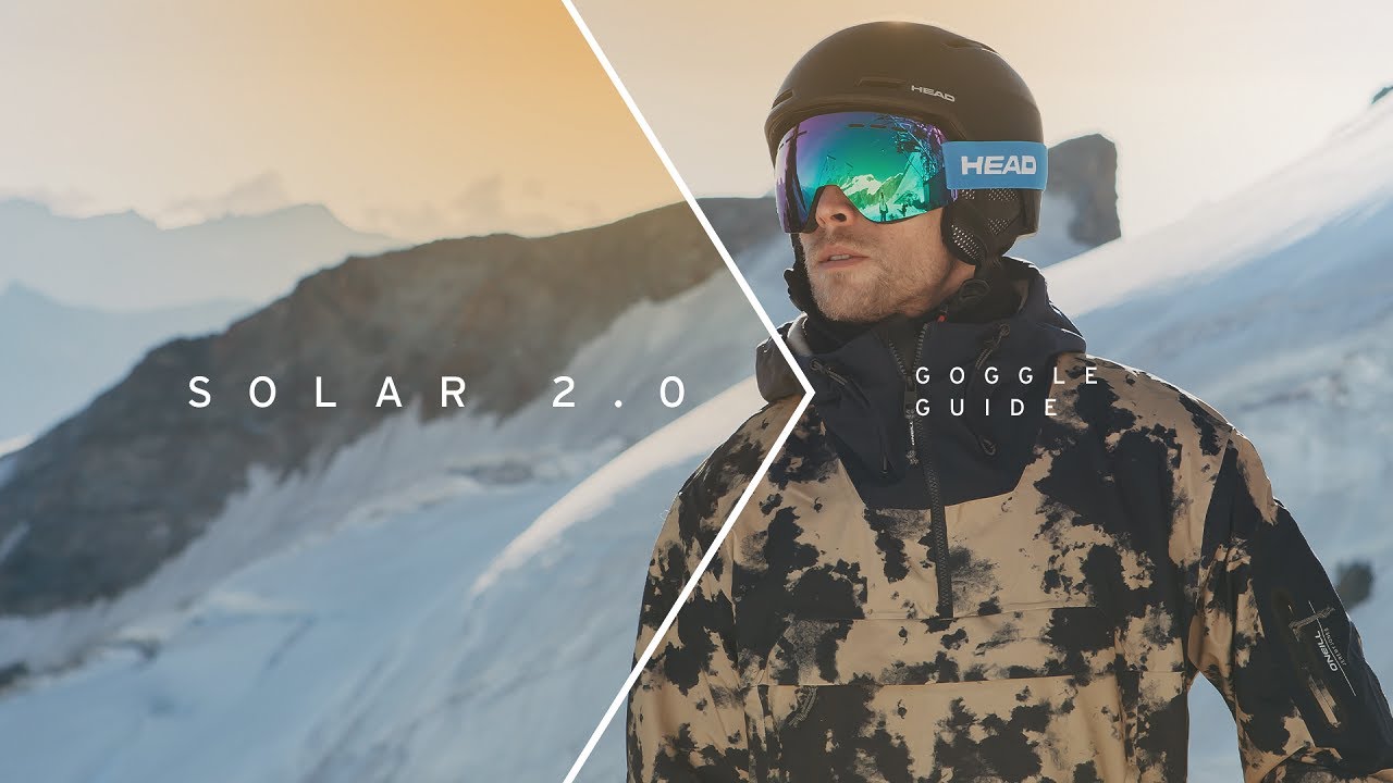 Lyžiarske okuliare HEAD Solar 2.0 white 394321