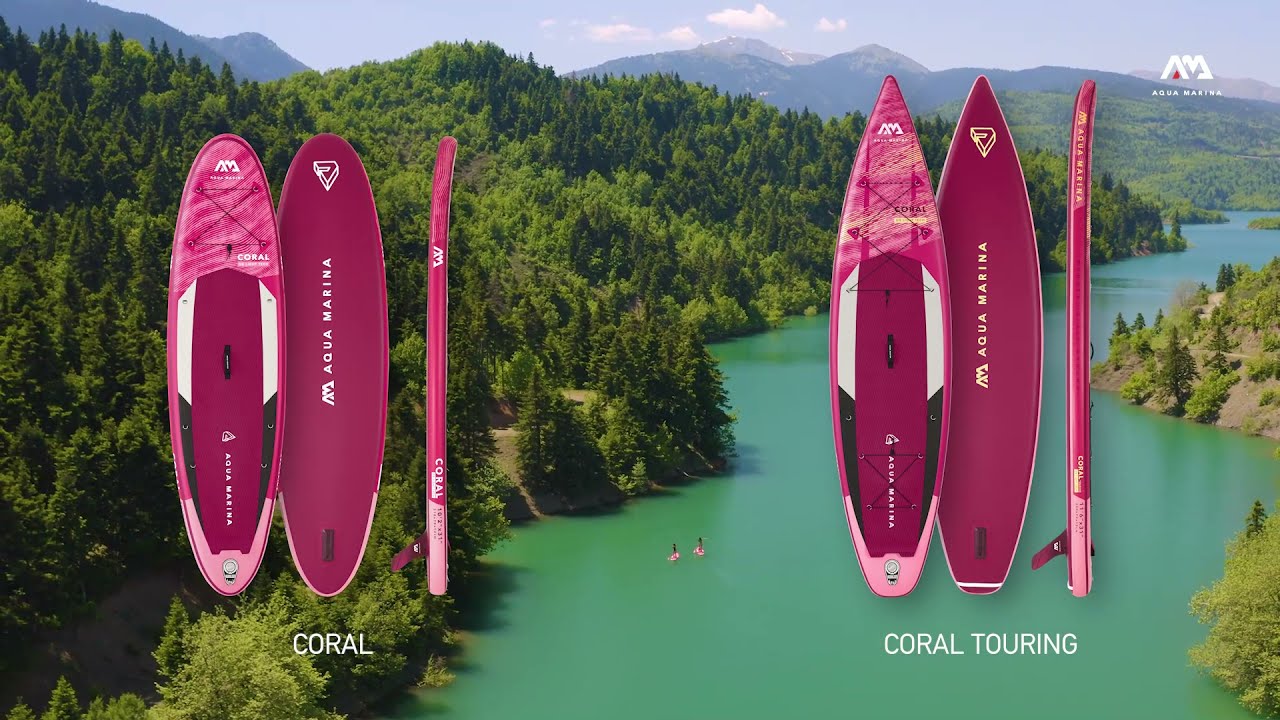 Aqua Marina Coral Touring SUP doska 3,5 m ružová BT-22CTP