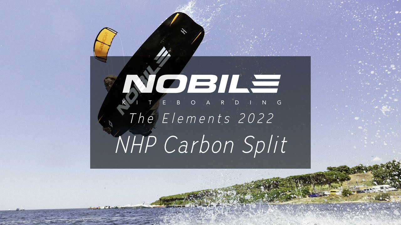 Nobile NHP Split Carbon skladací kiteboard čierny K22