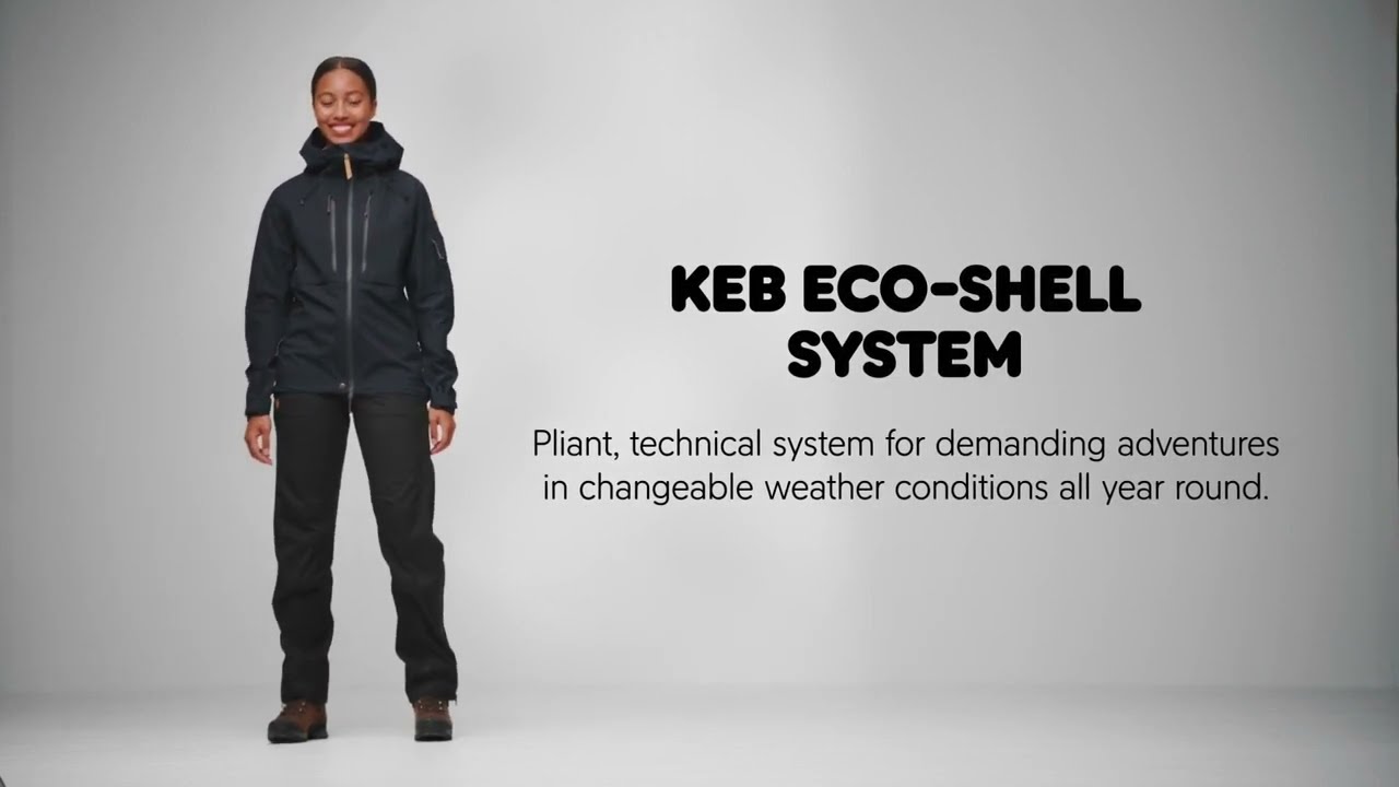 Pánska bunda do dažďa Fjällräven Keb Eco-Shell black F82411